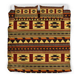 Powwow Store gb nat00507 brown ethnic pattern native bedding set