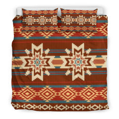 BDS03 Red Pattern Bedding Sets - Powwow Store