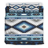 Powwow Store gb nat00528 blue colors tribal pattern native bedding sets