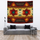 Southwest Brown Symbol Native American Tapestry - Powwow Store