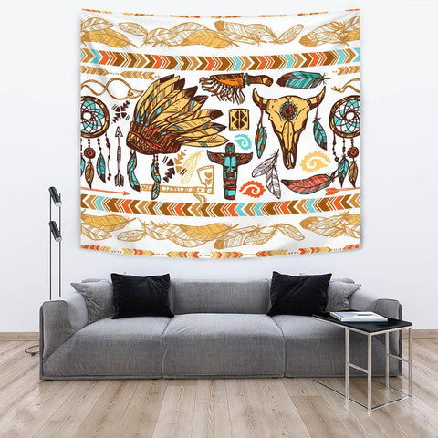 Native American Indians Symbol Tapestry - Powwow Store