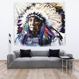 Powwow Store gb nat00234 chief native tapestry