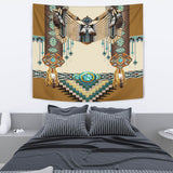 Powwow Store gb nat00059 brown pattern breastplate native american tapestry