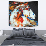 GB-NAT00121-TAPE01 Horse Native American Tapestry