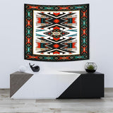 Tribal Colorful Native American Design 3D Tapestry