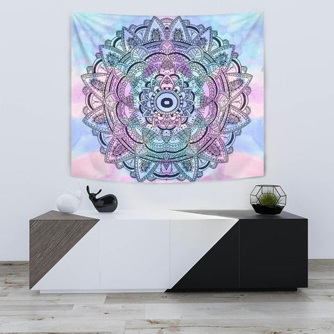 Mandala Flower Native American Style Tapestry