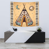 Moon Sun Native American Style Tapestry