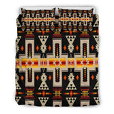GB-NAT00062-BEDD02 Black Tribe Design Native American Bedding Set