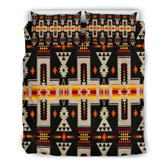 Powwow Store gb nat00062 bedd02 black tribe design native american bedding set
