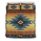 GB-NAT00057-BEDD01 Southwest Blue Symbol Native American Bedding Set