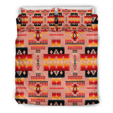 Powwow Store gb nat00046 16 tan tribe pattern native american bedding set