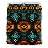 Powwow Store gb nat00321 native american patterns black red bedding set