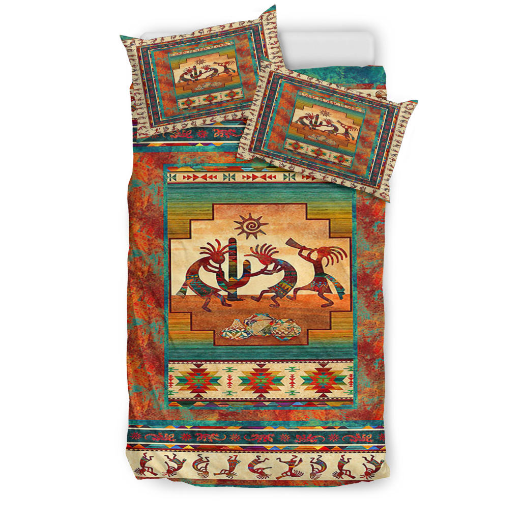 Powwow Store gb nat00054 bedd01 kokopelli myth native american bedding set