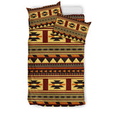 Powwow Store gb nat00507 brown ethnic pattern native bedding set