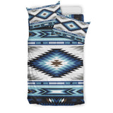 Powwow Store gb nat00528 blue colors tribal pattern native bedding sets