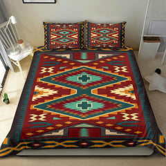 Powwow Store red pattern native american bedding sets