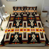 GB-NAT00062-BEDD01 Black Tribe Design Native American Bedding Set
