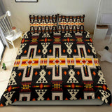 GB-NAT00062-BEDD02 Black Tribe Design Native American Bedding Set