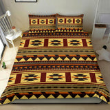 Powwow Store gb nat00507 brown ethnic pattern native bedding set