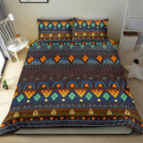 Powwow Store gb nat00582 ethno brown blue bedding sets