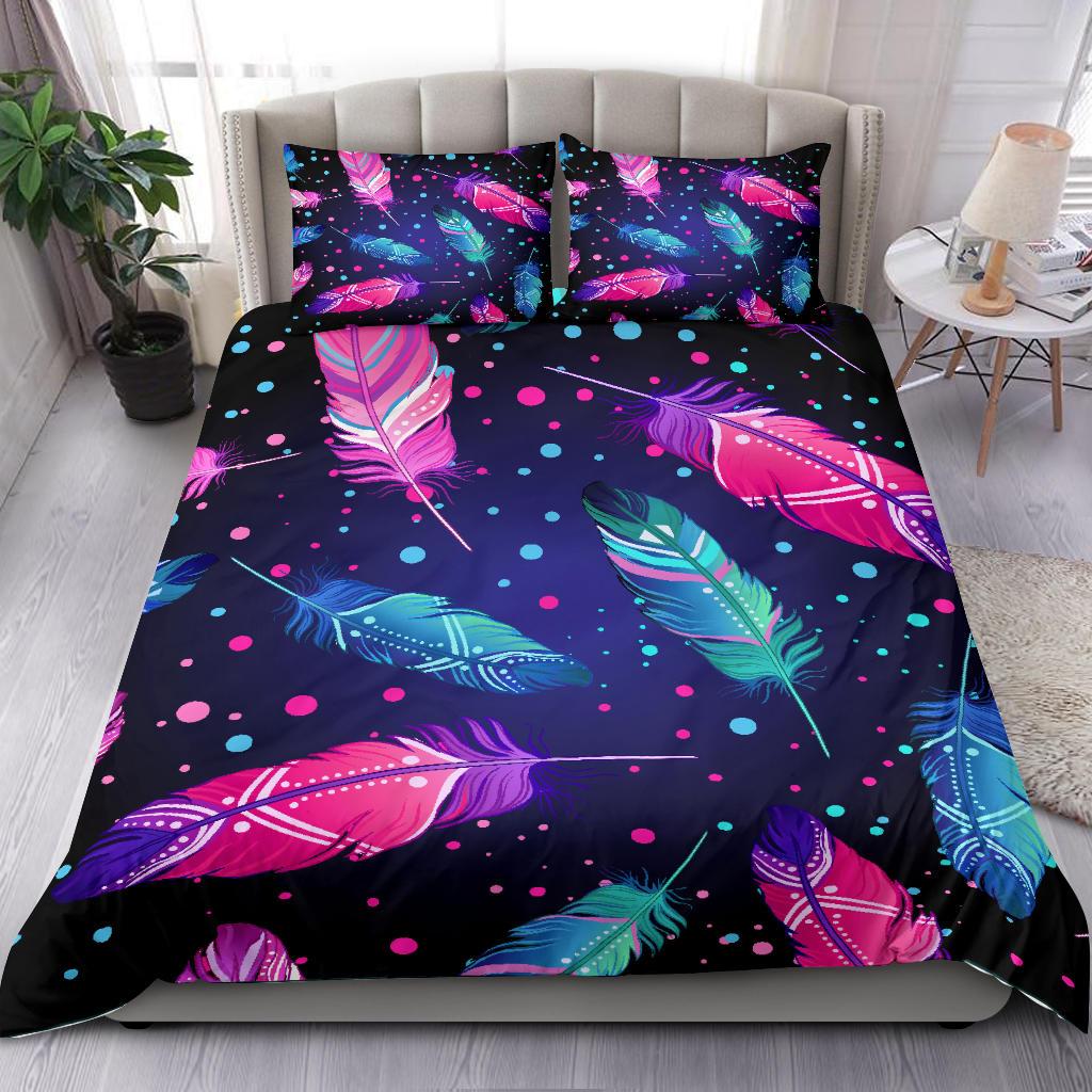 Powwow Store feathers native american bedding sets