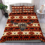 Powwow Store gb nat00241 02 bison head native american bedding sets