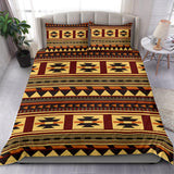 Powwow Store gb nat00507 brown ethnic pattern native bedding set