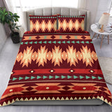 GB-NAT00510 Red Ethnic Pattern Bedding Set