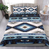 Powwow Store gb nat00528 blue colors tribal pattern native bedding sets