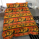 Kokopelli Yellow Native American Bedding Sets
