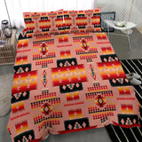 Powwow Store gb nat00046 16 tan tribe pattern native american bedding set