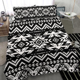 GB-NAT00441 Black Pattern Native Bedding Set