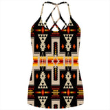 Powwow Store gb nat00062 01 black tribe design criss cross