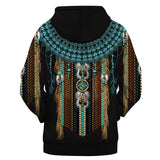 Black Native American Hoodie no link - Powwow Store