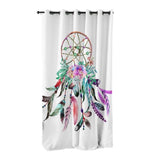 Heart Dreamcatcher Watercolor Native American Design Window Living Room Curtain - ProudThunderbird