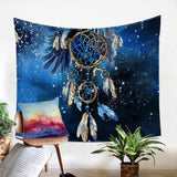 Powwow Store dreamcatcher blue galaxy decorative tapestry