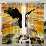 Eagle Native American Pride Living Room Curtain - ProudThunderbird