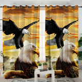 Eagle Native American Pride Living Room Curtain - ProudThunderbird