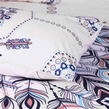 Tribal Indian Feathers Native American Bedding Set no link