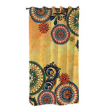 Kaleidoscope Ethnic Mandala Flowers Native American Design Window Living Room Curtain - ProudThunderbird