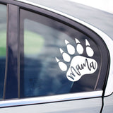 Bear Paw Mama Vinyl Decal Car Sticker