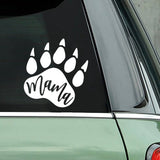 Bear Paw Mama Vinyl Decal Car Sticker