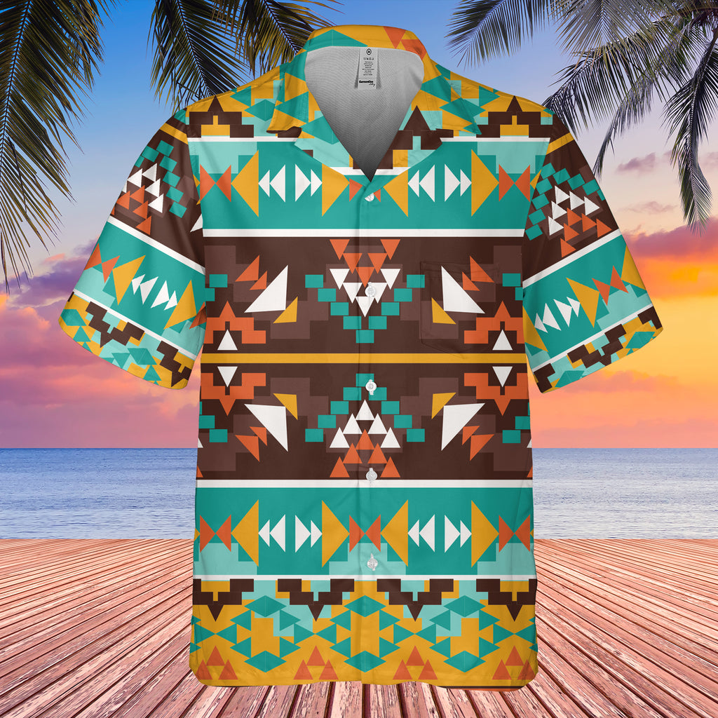 Powwow Store gb nat00579 seamless colorful hawaiian shirt 3d