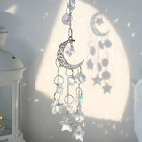 Powwow StoreSuncatcher Rainbow Catcher Glass Crystal Light Wind Chimes