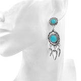 Dangle Drop Vintage Ethnic Native American Earring - ProudThunderbird