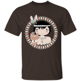 A little Native American boy with  Fox T-Shirt