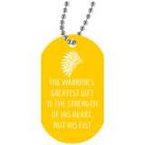 Native American - Every Native Is A Warrior Dog Tag - Powwow Store