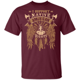 I support native american rights 1 1 G500 Gildan 5.3 oz. T-Shirt
