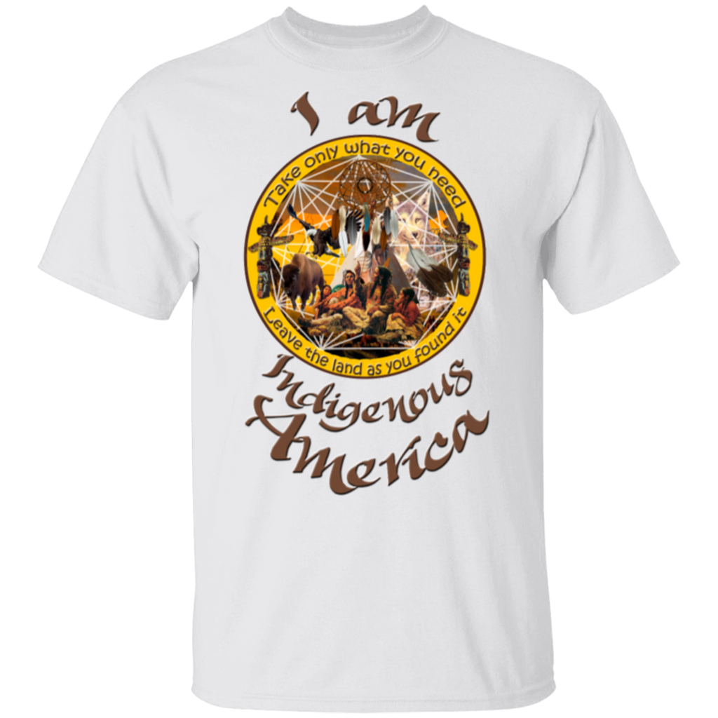 I Am Indigenous America G500 Gildan 5.3 oz. T-Shirt