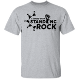 I Stand With Standing Rock - Red wblack text G500 Gildan 5.3 oz. T-Shirt